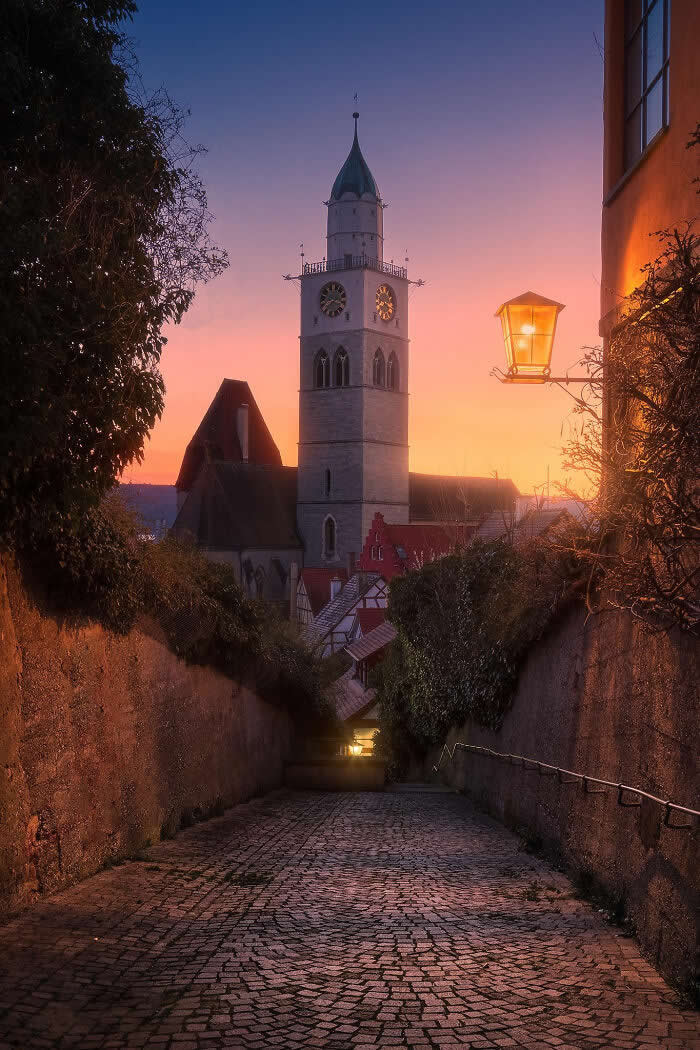 Uberlingen At Lake Constance, Shortly After Sunset - Photos That Look Straight Out of a Renaissance Painting