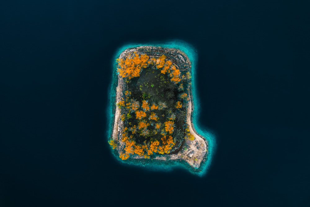 Visit Hungary: Artificial Lakes Of Delegyhaza From Above By Gabor Nagy