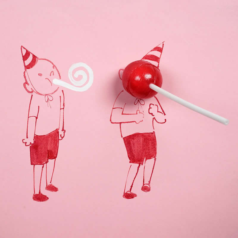 Playful Abstract Compositions by Christoph Niemann