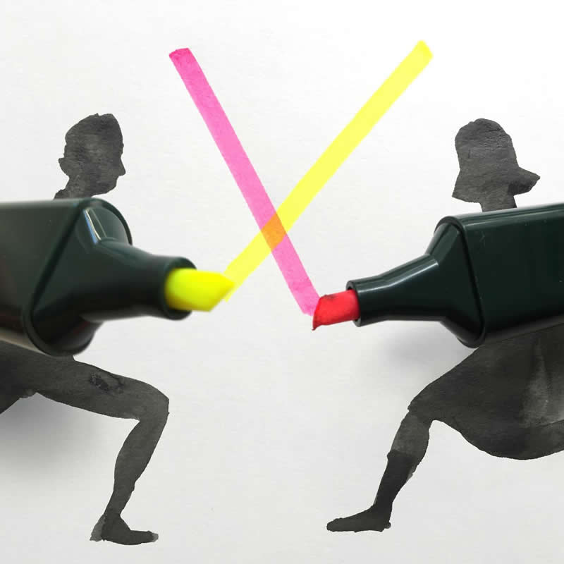 Playful Abstract Compositions by Christoph Niemann