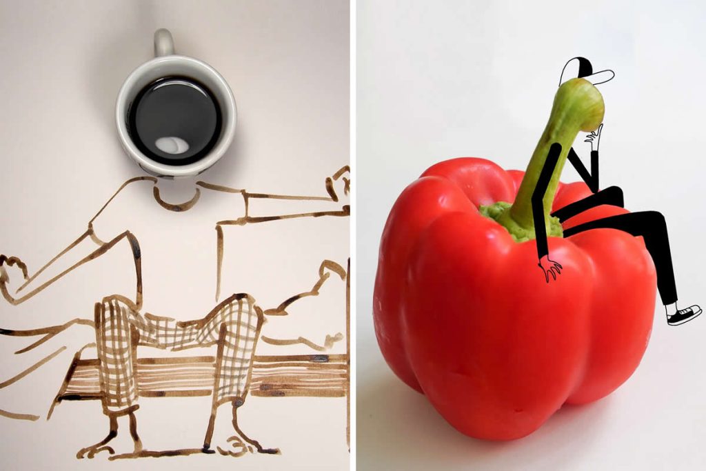 Playful Abstract Compositions by Christoph Niemann