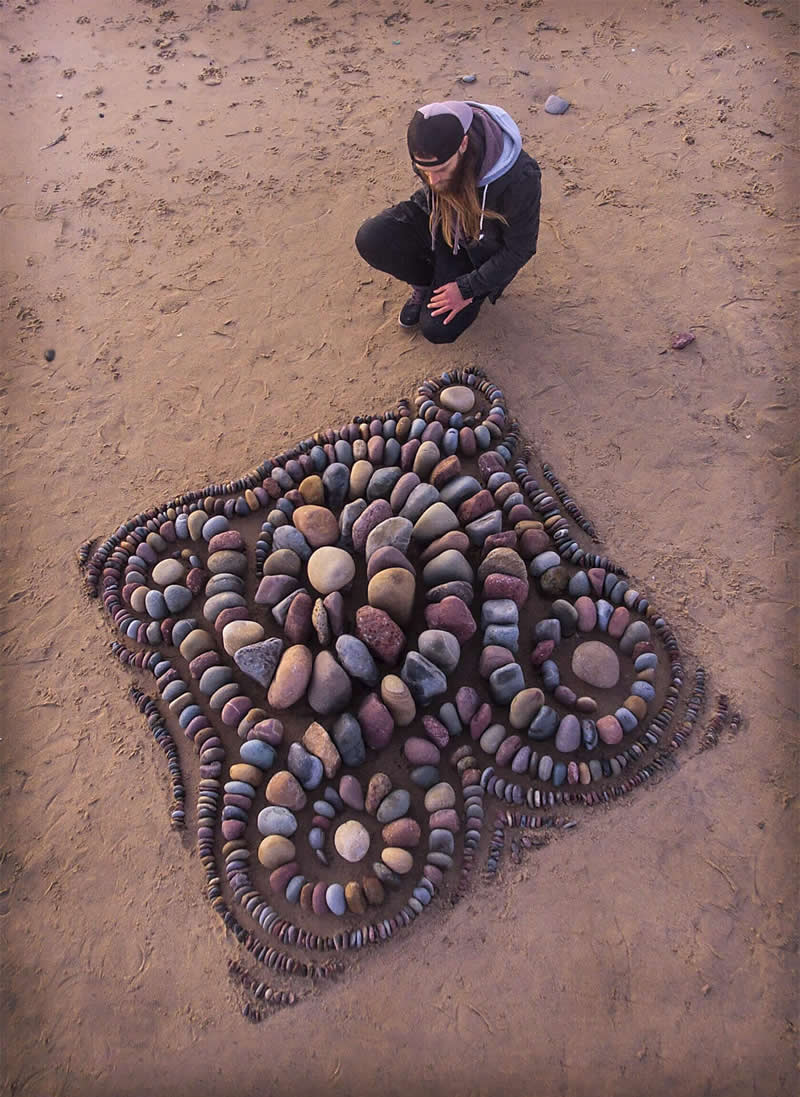 Ephemeral Land Art Masterpieces by Jon Foreman