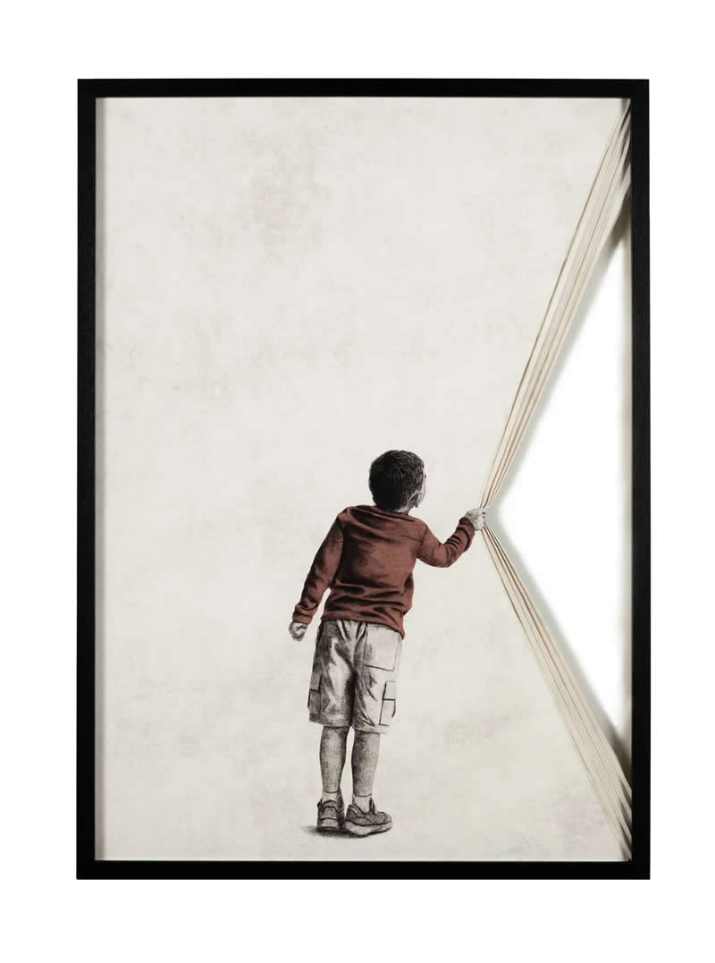 Experimental Frames by Andrew Scott That Break Artistic Boundaries