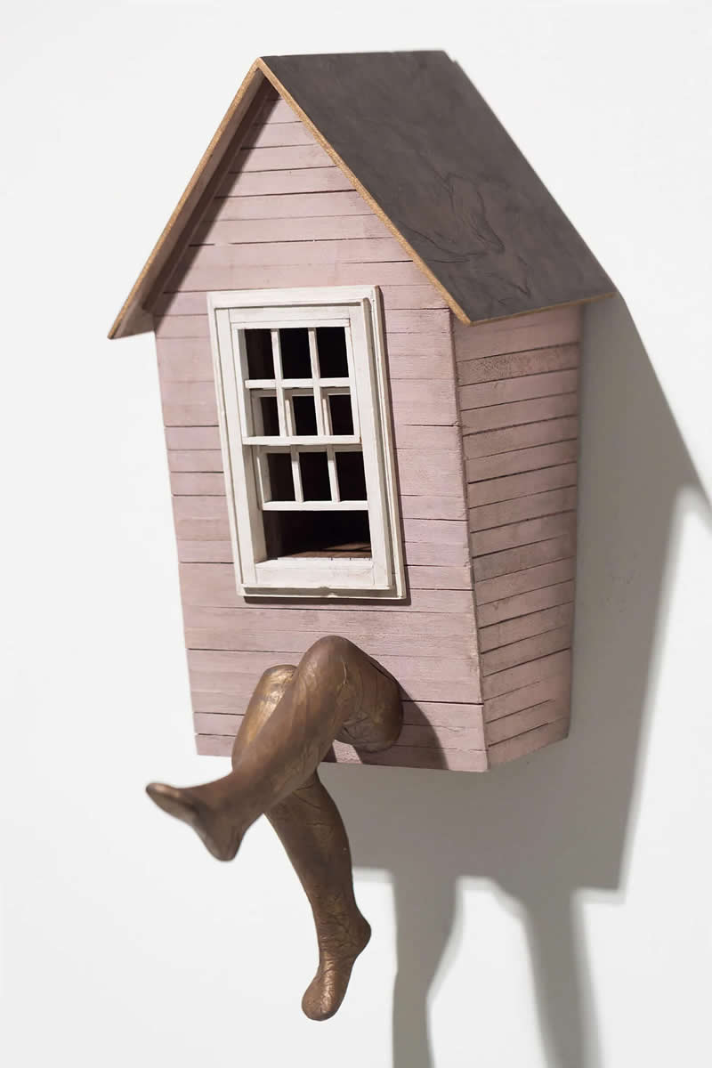 A Surreal Journey of Houses in Motion by American Artist Seth Clark