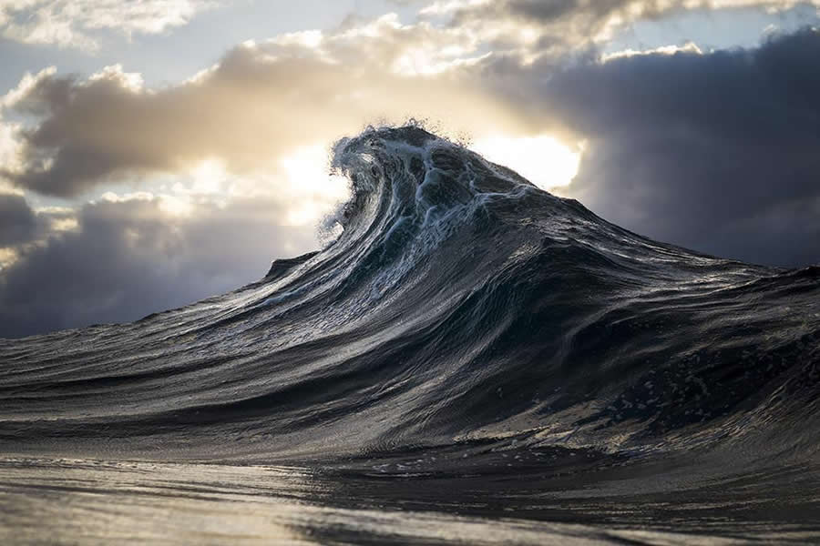 Majestic Power of Ocean Waves by Ray Collins