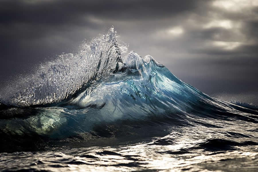 Majestic Power of Ocean Waves by Ray Collins
