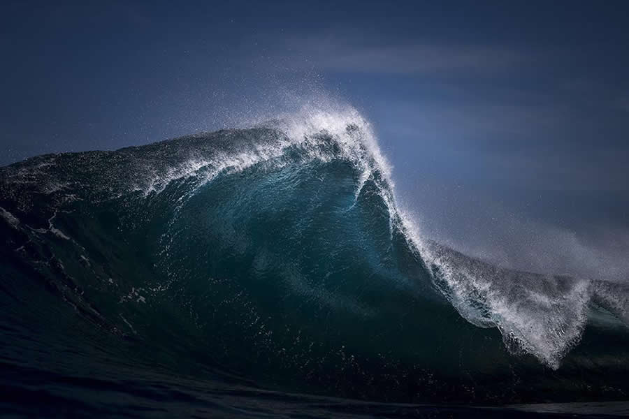 Majestic Power of Ocean Waves by Ray Collins