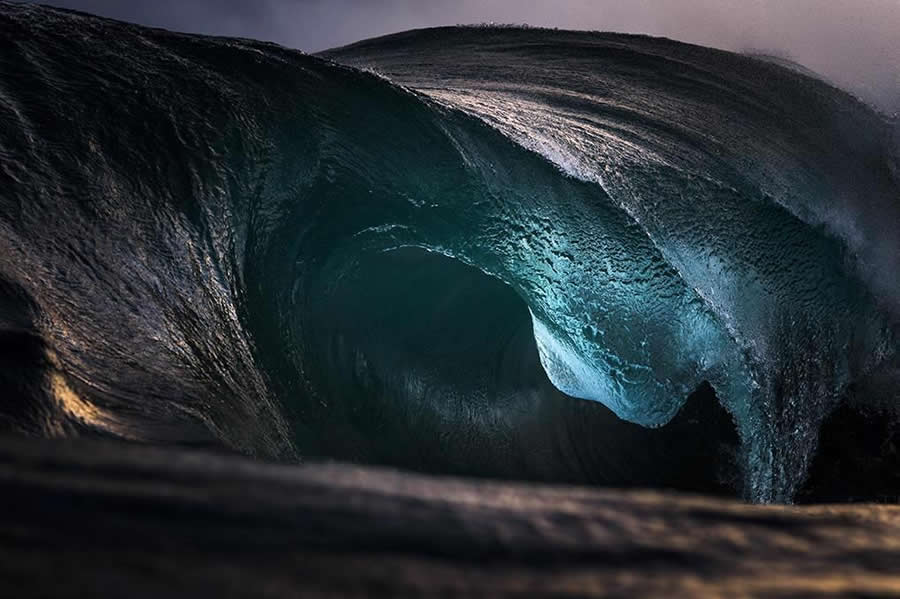 Majestic Power of Ocean Waves by Ray Collins