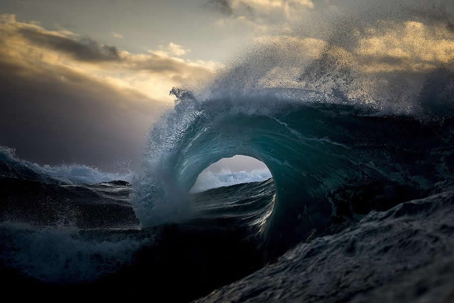 Majestic Power of Ocean Waves by Ray Collins