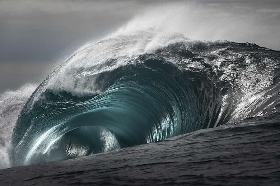 Majestic Power of Ocean Waves by Ray Collins