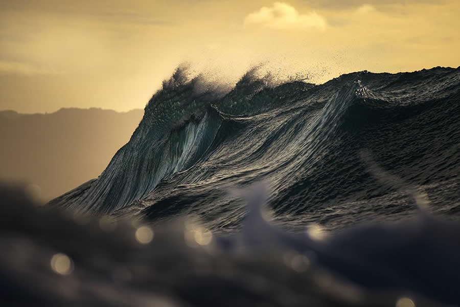 Majestic Power of Ocean Waves by Ray Collins