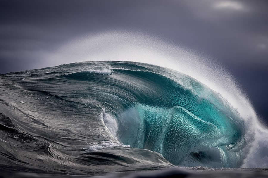Majestic Power of Ocean Waves by Ray Collins