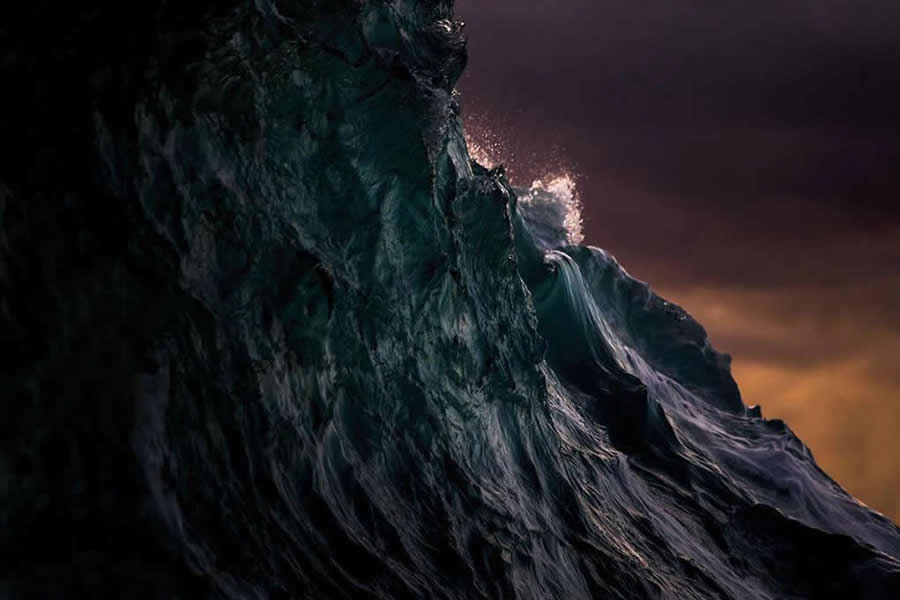 Majestic Power of Ocean Waves by Ray Collins