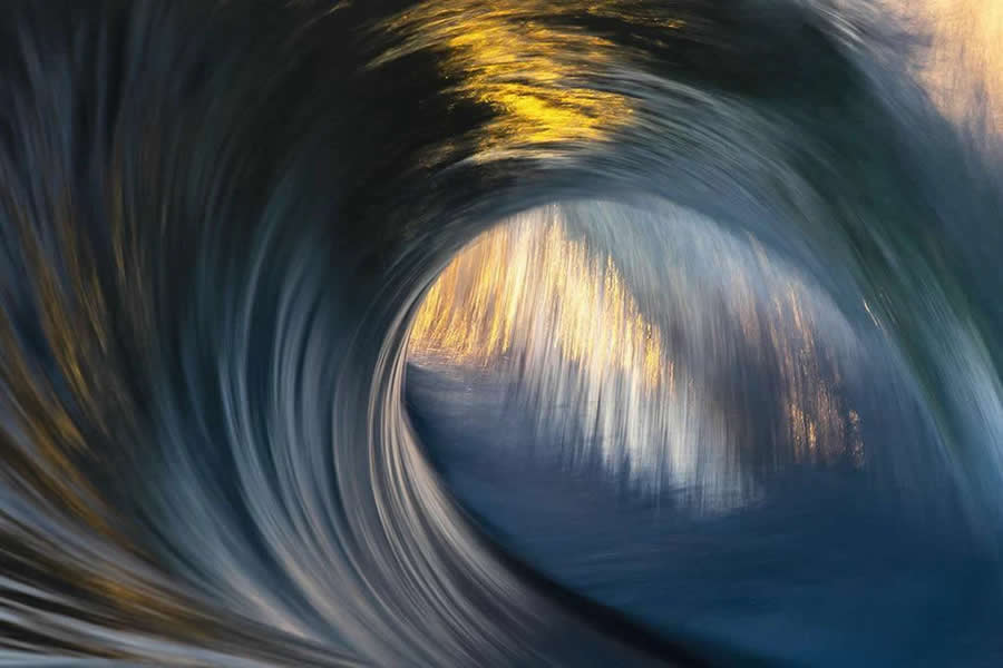 Majestic Power of Ocean Waves by Ray Collins
