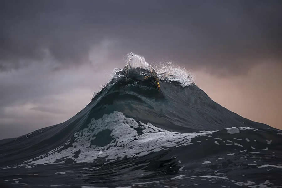 Majestic Power of Ocean Waves by Ray Collins