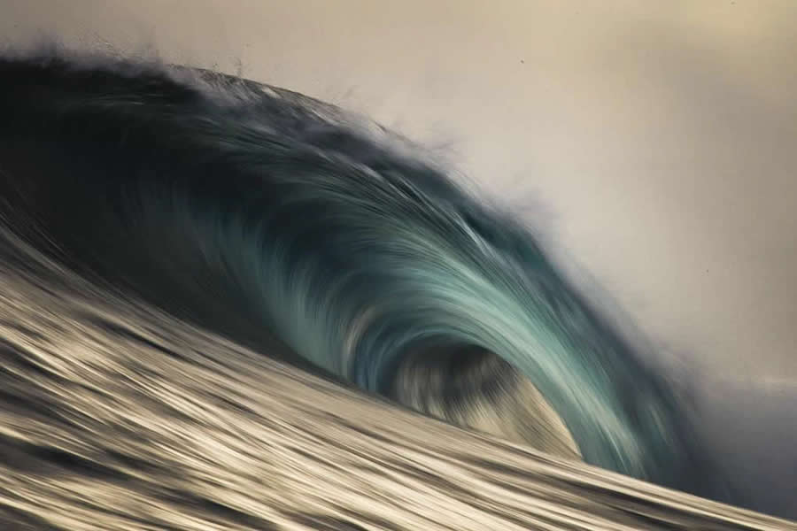 Majestic Power of Ocean Waves by Ray Collins