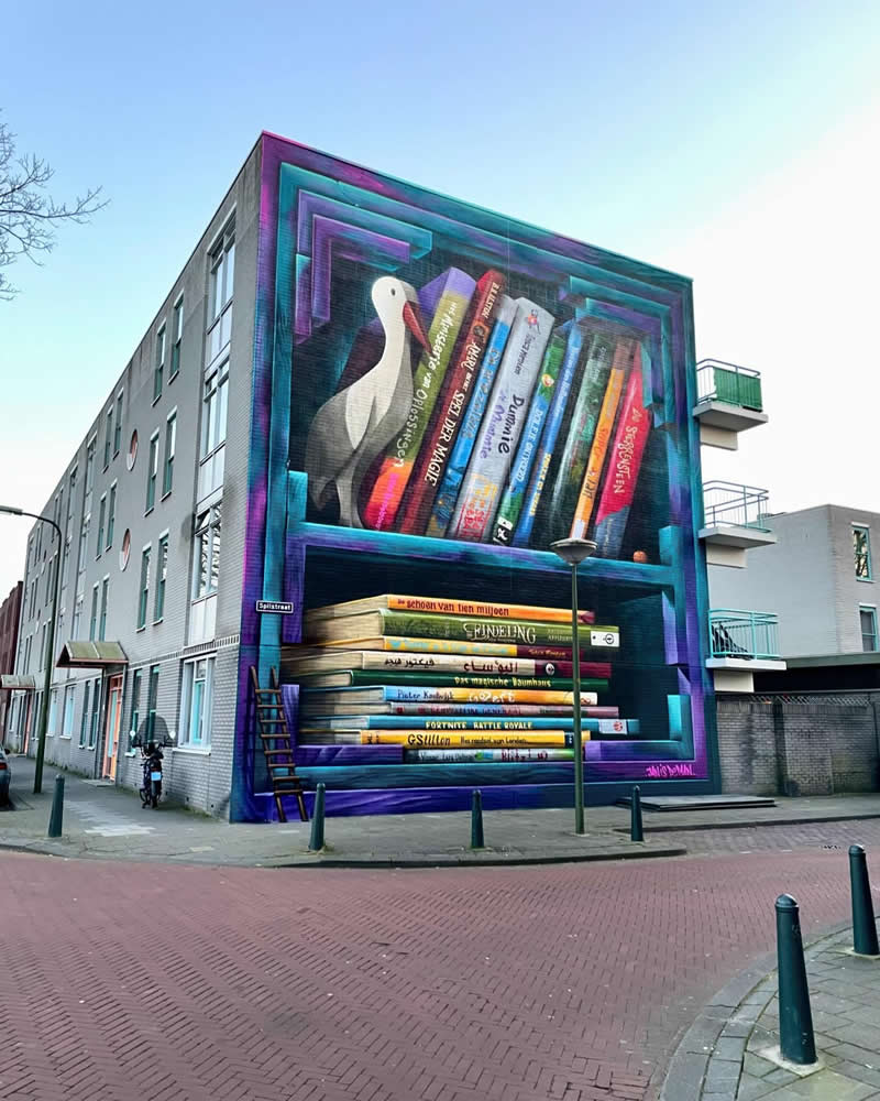 Stunning Mural Art of Walls by Dutch Artist Jan Is De Man