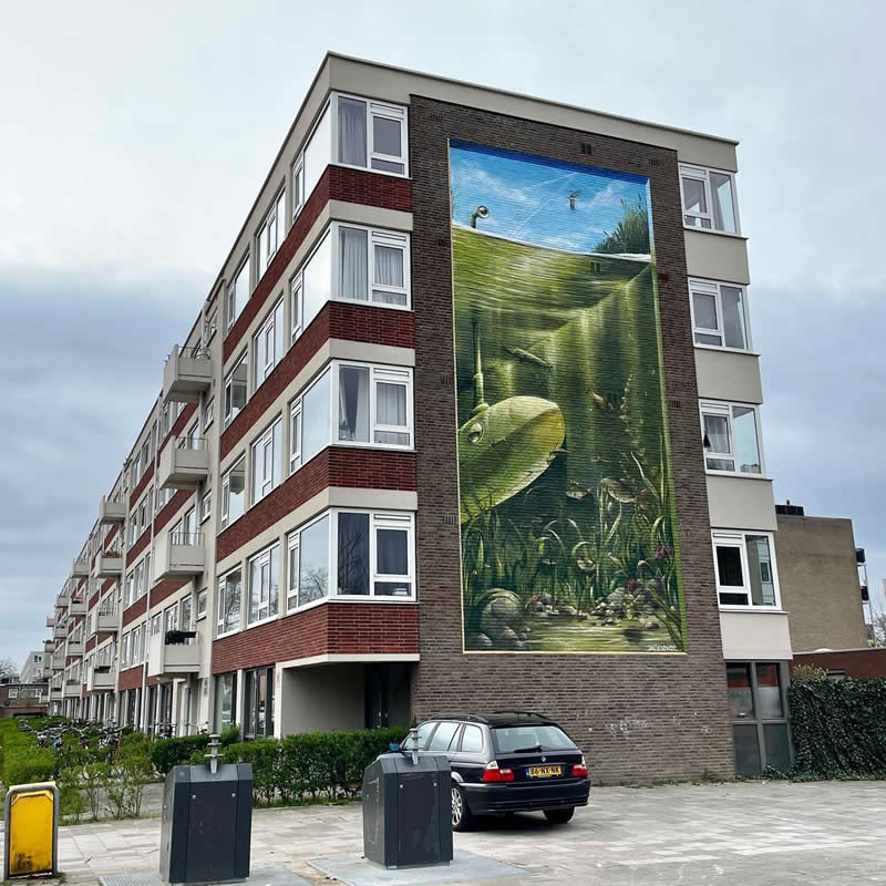 Stunning Mural Art of Walls by Dutch Artist Jan Is De Man