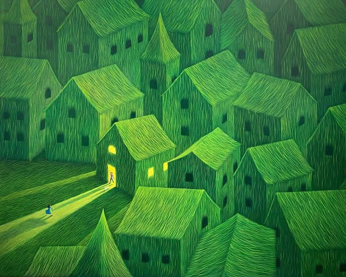 Tranquil Artworks by South Korean Artist Mulgil Kim