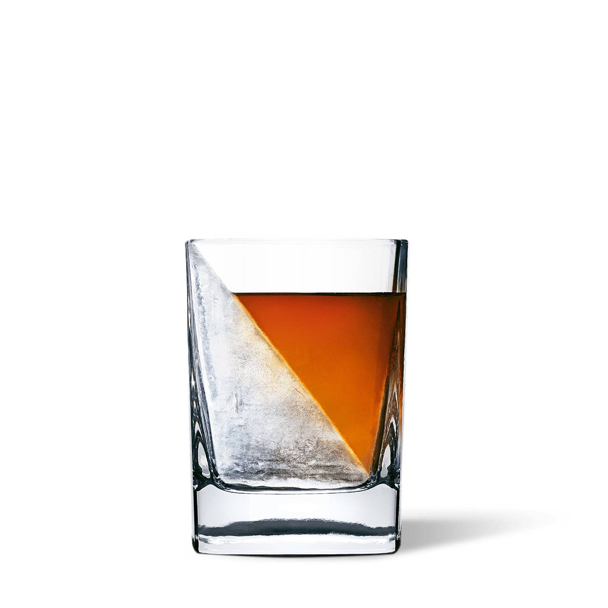 The modern whiskey glass. Whiskey ice mold.